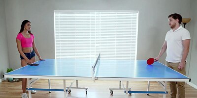 Strip pong player Angelica Cruz tells Stepbro, "It's time for me to Collect my Prize"