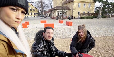 SWAP4K. A morning walk turned into an unforgettable threesome adventure