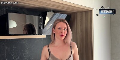 My Roommate Gave Me Viagra! For that, I'll Fuck You On The Kitchen Table!