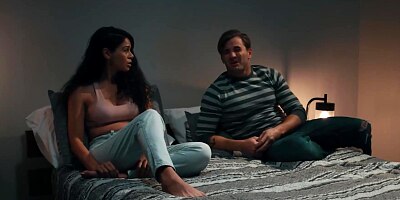 SWEET SINNER - Sexy Skinny Brunette Seduces Her Ex Into A Sloppy Fuck Session On The Bed