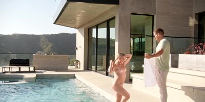 VIXEN Fit Blonde Influencer Kelsey Kane Devours Her Boy Toy's Thick Cock