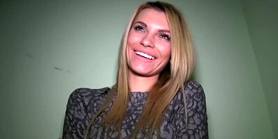 PublicAgent Tall blonde fucks for money