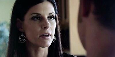 Horny and Hot Stepmom India Summer Seduces and Fucks Her Stepson's Hard Young Cock