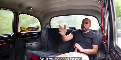 Female Fake Taxi Busty blonde rides lucky passengers cock to pay fare