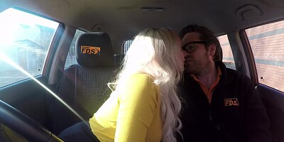 Fake Driving School Louise Lee Riding the Instructors Cock