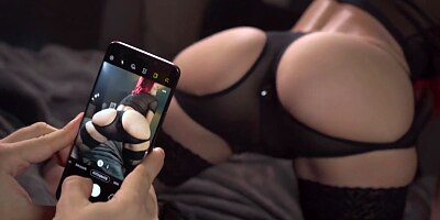 DEVIANTE - Cindy Shine Takes Pictures of Her Ass Before it gets eaten and fucked