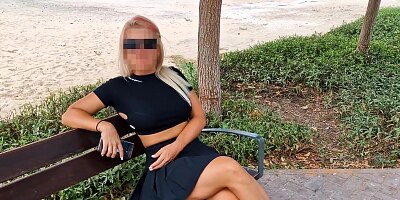 Blonde Slut Picked Up by a Stranger at the Park and Fucked