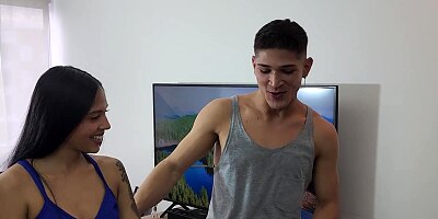 MILF Fucks her Big Cock Friend and his Girlfriend in a Threesome! by Silvanalee & kathaDawson