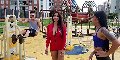 MILF Fucks her Big Cock Friend and his Girlfriend in a Threesome! by Silvanalee & kathaDawson
