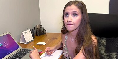 My Secretary Don't Want to Be Fired and Exchange Her Tight Pussy for the Job - Sofi Smith & Mr. Roca