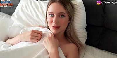 I watched my Stepsister Masturbate and helped her cum - I fuck the Bitch hard, and she moans loudly!