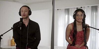 FINE BRUNETTE Madison Wilde Uses Hung Brad Newman As Her Karma Sutra Partner