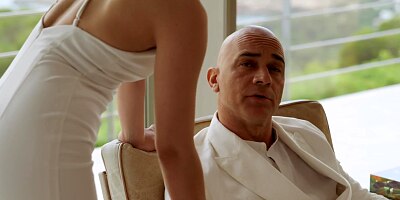 Tushy Stunning beauty Ginebra & her boss have intense anal