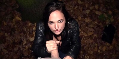 Public Agent - Spanish girl with beautiful natural tits picked up at night and fucked to creampie