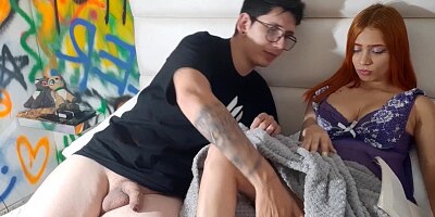 I catch my stepsister reading and fuck her