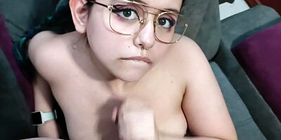 PART 4: POV My Nympho roommate masturbates and wants a HUGE COCK