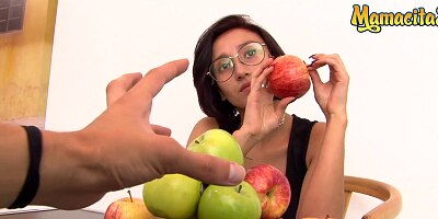 Carne Del Mercado - Luna Castillo Nerdy Teen Latina Colombiana Gets Fucked By Stud