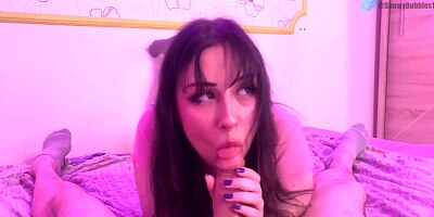 Little tease before perfect blowjob