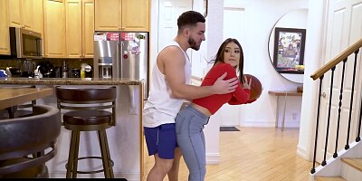 SisLovesMe - Provocative Teen Bounces Her Perfect Booty On Her Step Sibling's Dick