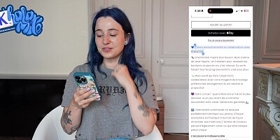 No Need a Men when you have a Big Dildo - French Alt Hairy Girl Masturbating