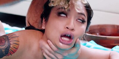 ADULT TIME - Sexy Asian Masseuse Avery Black Convinces Her Naive Neighbor To Try NURU MASSAGE