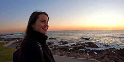 Hot And Romantic Couple Fuck On The Couch In Portugal - Jamie Young