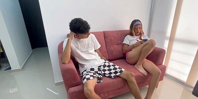 I play hide and seek with my little stepsister and end up giving her the fuck of her life