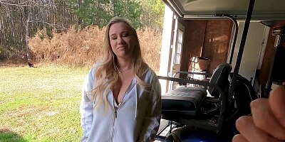 Roadside - Our Mechanic Got Lucky With A Busty Blonde Babe Bailey Brooke