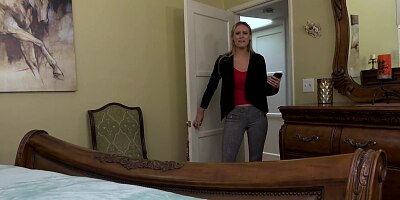 PropertySex - Hot blonde MILF landlady fucks her tenant