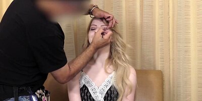 Blonde Shey Holmes Sucks Dick While Vibrating Her Wet Pussy!