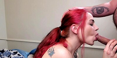 Draining Daddy's Balls BIG CUM SHOT!